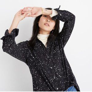 Madewell Oversized Ex-Boyfriend Shirt in Star Print